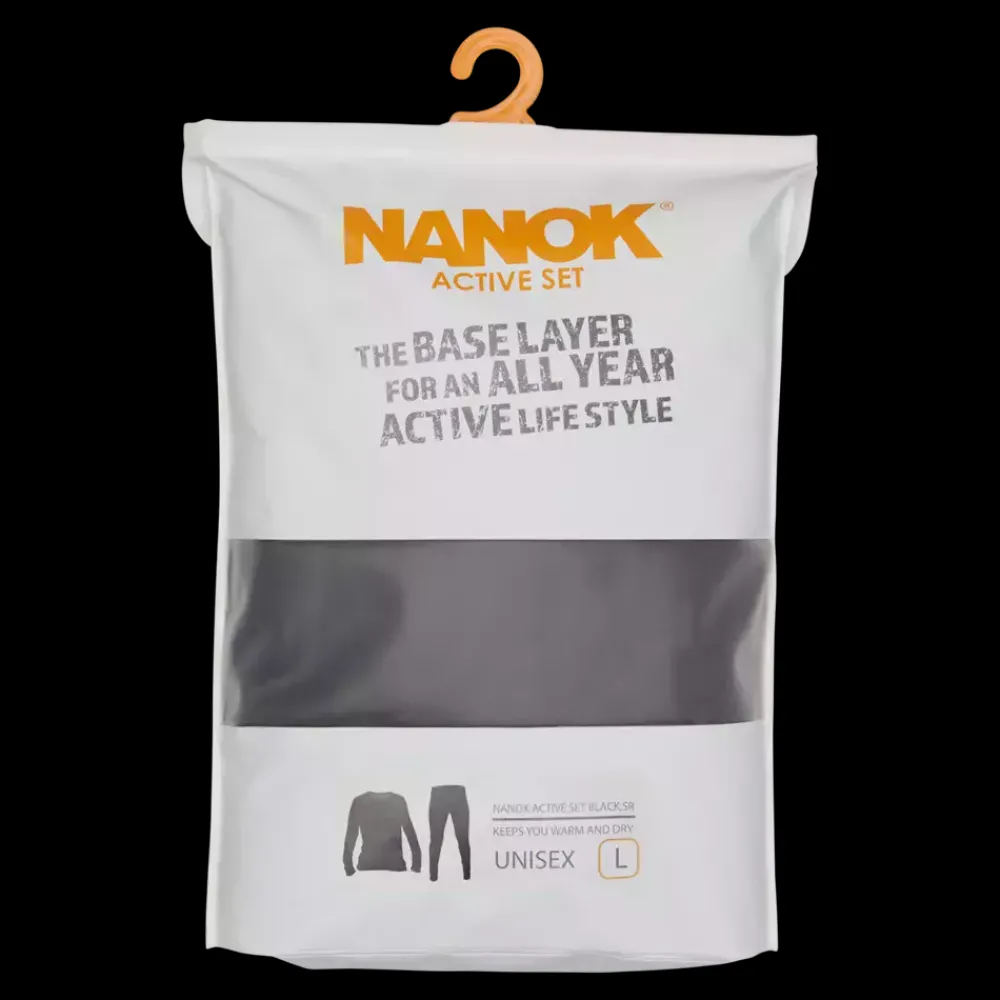 Discount Active Set Black - Voksen Skiundertøj Herren Unterwäsche | Skiunterwäsche