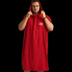 Online Beach Poncho Cotton, Uni. - Erwachsenen Badeponcho Herren Badebekleidung | Schwimmzubehör
