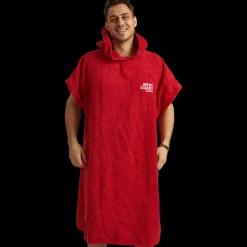 Online Beach Poncho Cotton, Uni. - Erwachsenen Badeponcho Herren Badebekleidung | Schwimmzubehör