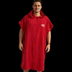 Online Beach Poncho Cotton, Uni. - Erwachsenen Badeponcho Herren Badebekleidung | Schwimmzubehör