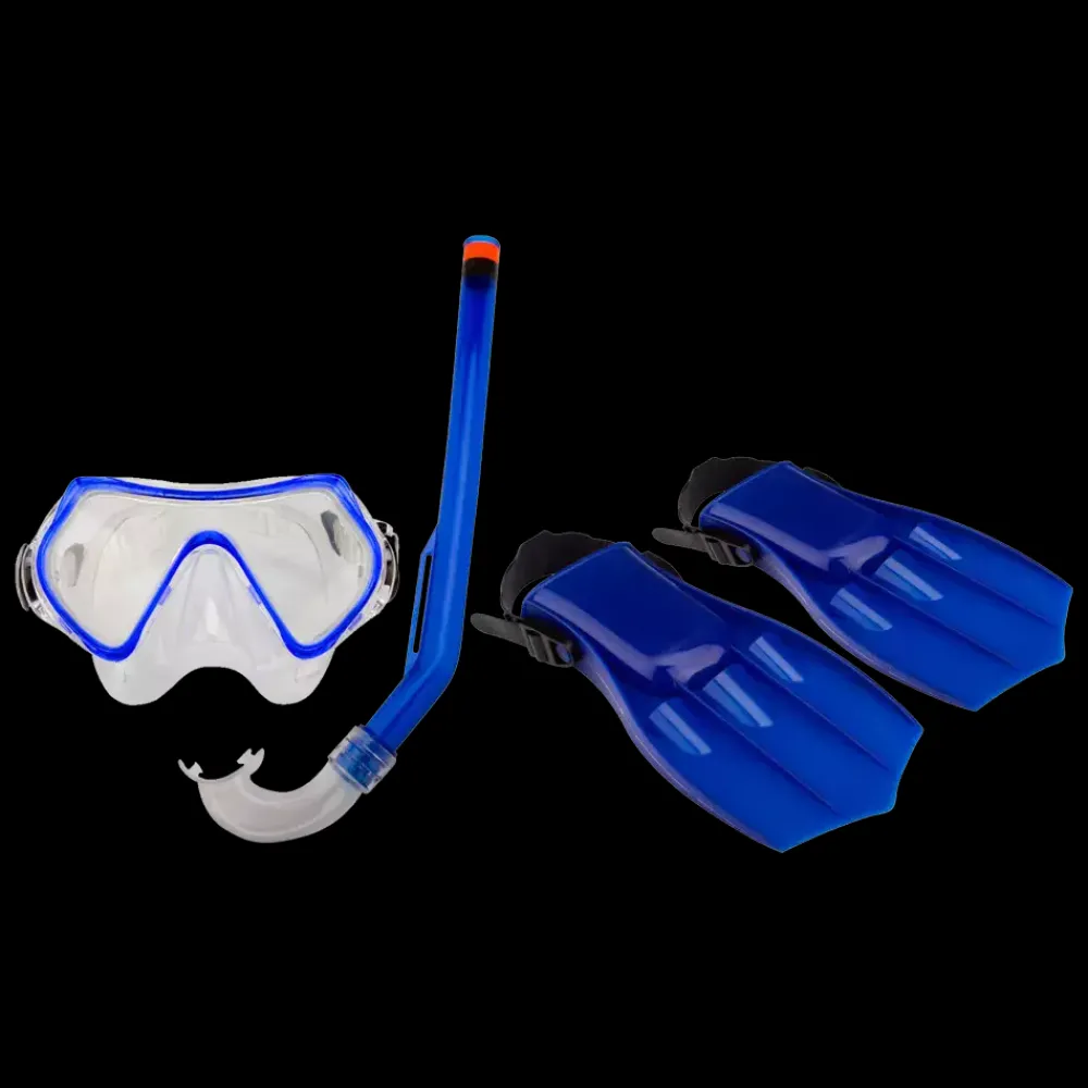 Clearance Diving Set Mask/Snorkel/Fins - Kinder Schnorchelset Kinder Badebekleidung | Schwimmzubehör