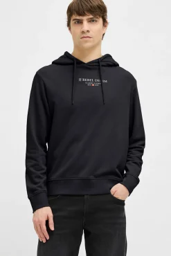 Fashion Jeans Rebel Print Sweat Hood - Herre Sweatshirt Herren Langarmshirts Und Sweatshirts | Vatertag