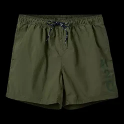 Fashion Leisure Logo Swim Shorts - Herren Badeshorts Herren Badebekleidung | Vatertag
