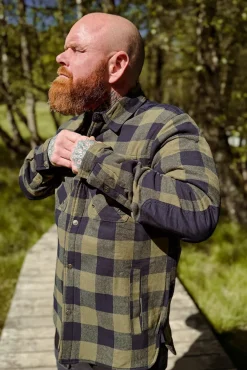 New Jan 25, Sr - Gefüttertes Herren Hemd Herren Hemden | Outdoorjacken