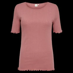 Fashion Pointelle S/S Tee 25, W. - Damen T-Shirt Festival