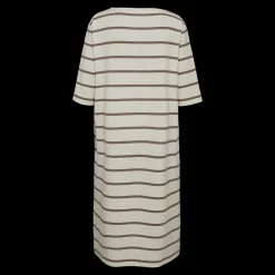 Outlet Sweat Dress AOP Stripe 25, W. - Damen Kleid Damen Kleider Und Röcke