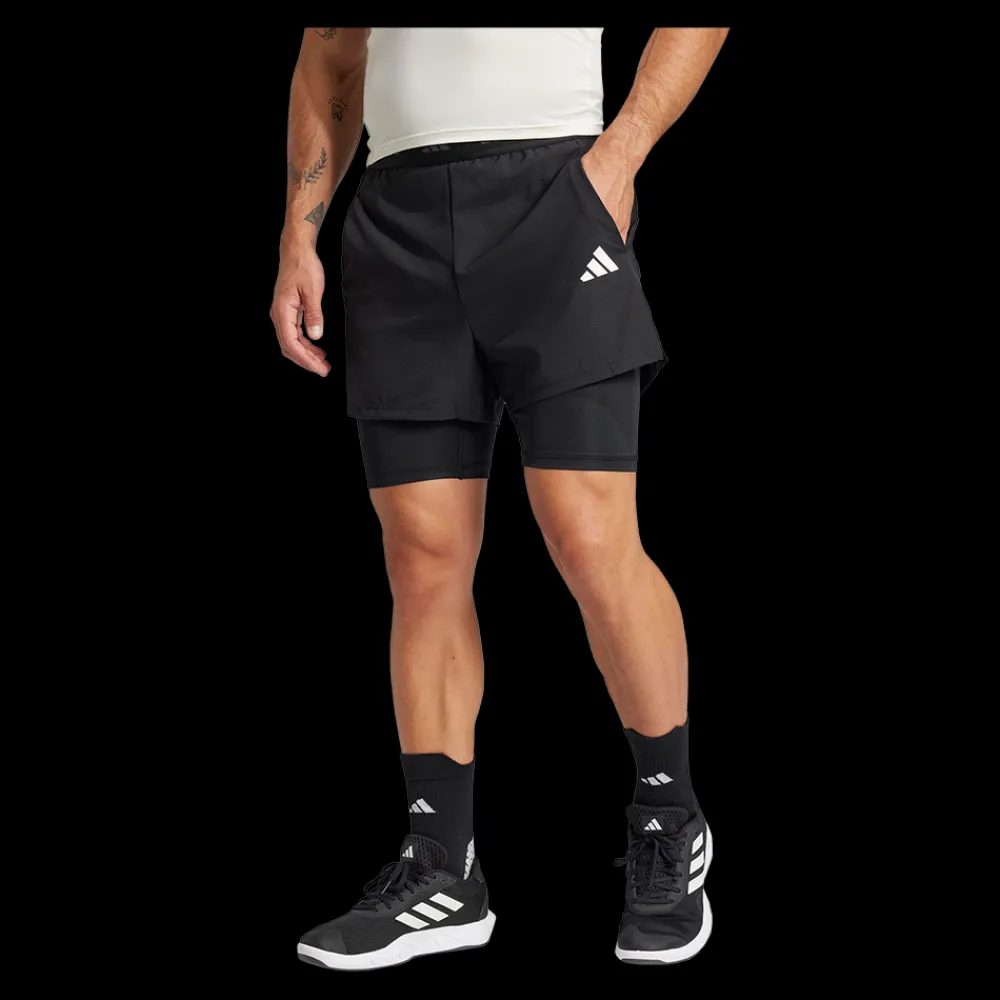 Discount Training 2-in-1 Shorts - Herren Lauf Shorts Trainingshosen