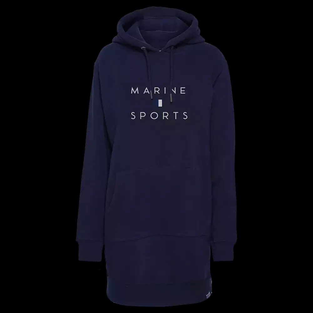 Discount W Hood Dress - Dame Sweat Kjole Damen Kleider Und Röcke | Langarmshirts Und Sweatshirts