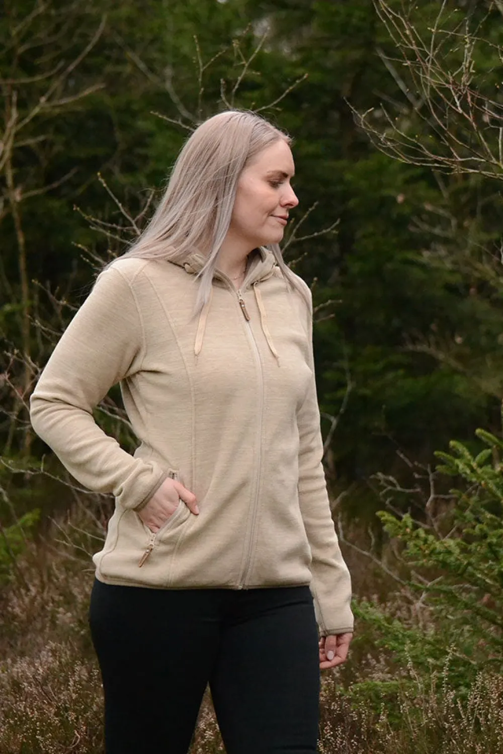 Hot Wilma, W - Damen Fleecejacke Outdoor-midlayer | Fleecepullover